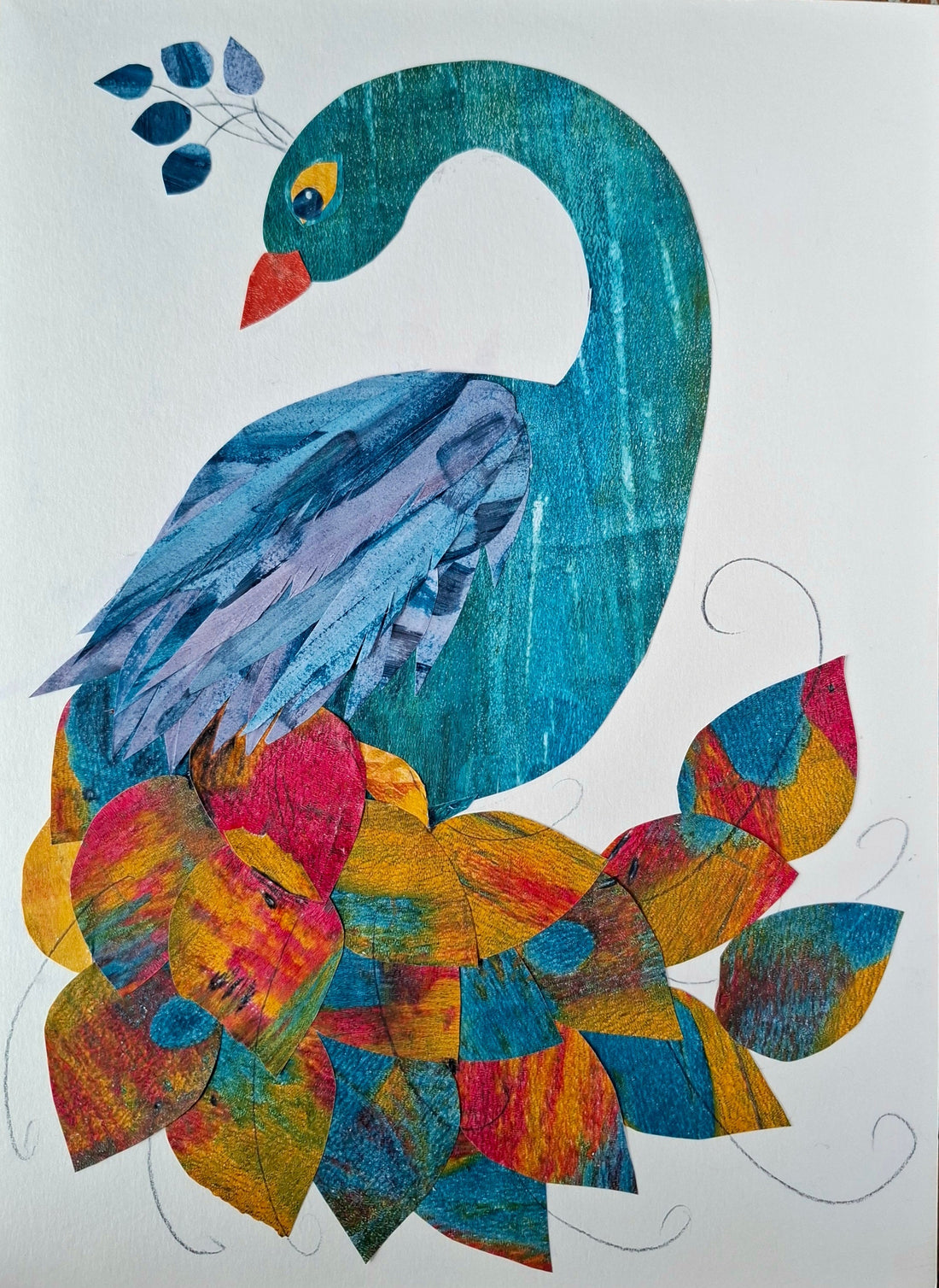 Lots of collage work over the summer