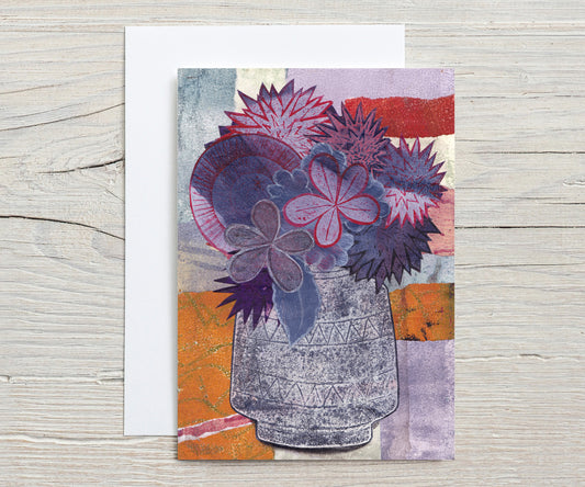 A6 Greeting Card - My Mother's Vases No.35