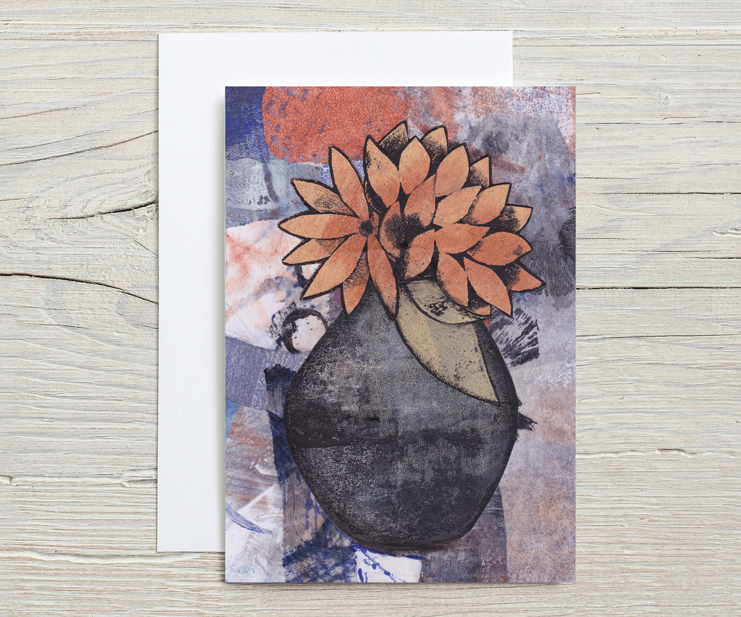 A6 Greeting Card - My Mother's Vases No.70