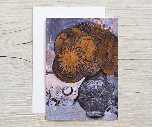 A6 Greeting Card - My Mother's Vases No.80