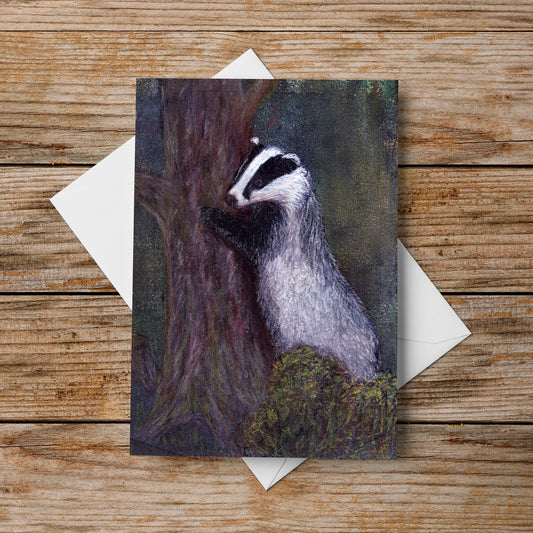 A6 Greeting Card - The Badger's Secret