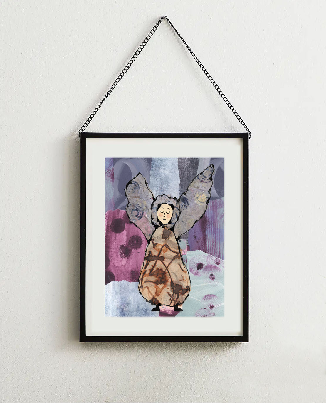 Georgie - Original Character Angel Framed Art