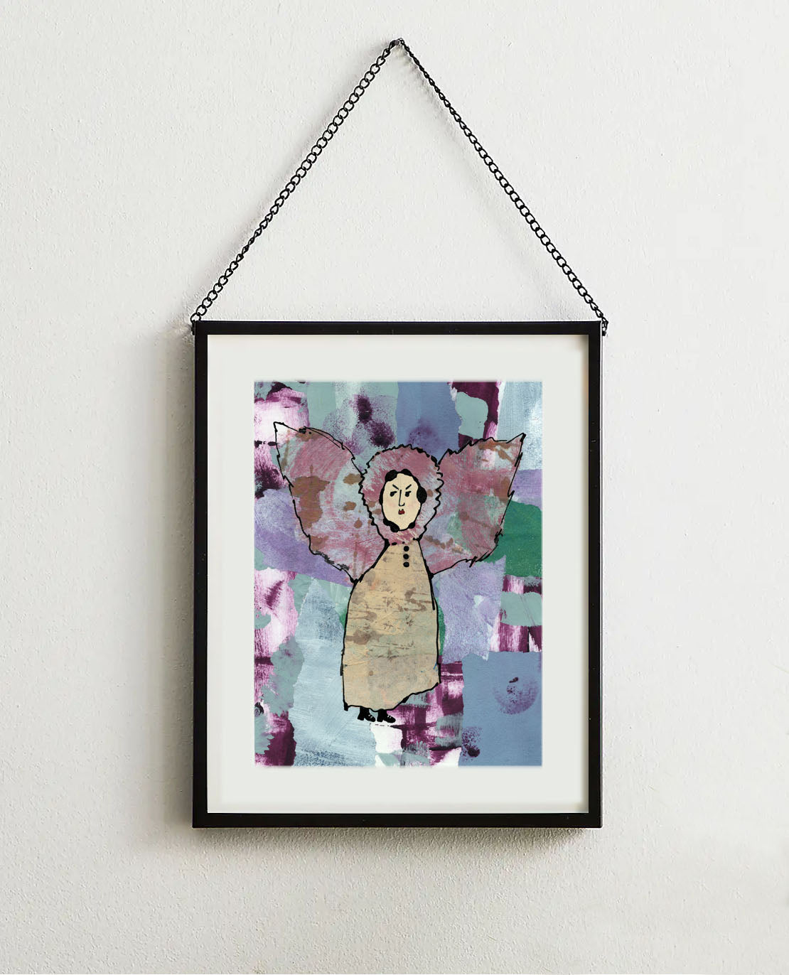 Mabel - Original Character Angel Framed Art