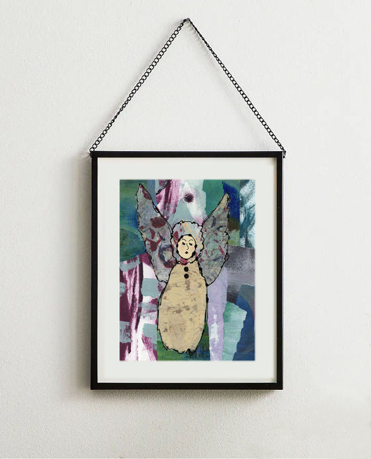 Maud - Original Character Angel Framed Art