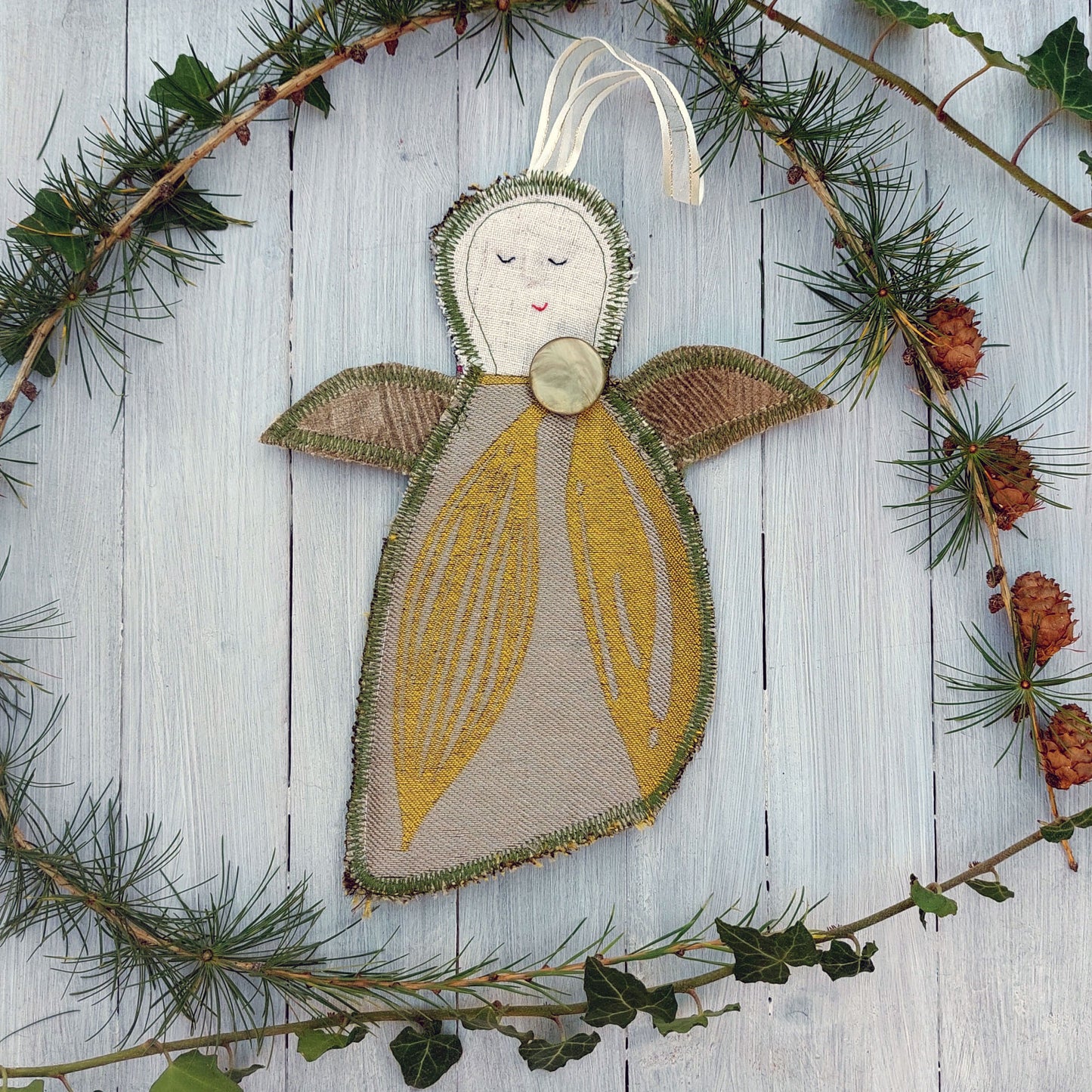 PollyWhistle Textile Angel